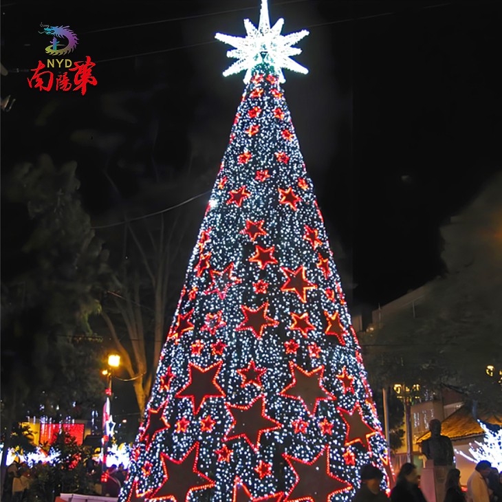 Large Outdoor Plaza Park Christmas Trees factory